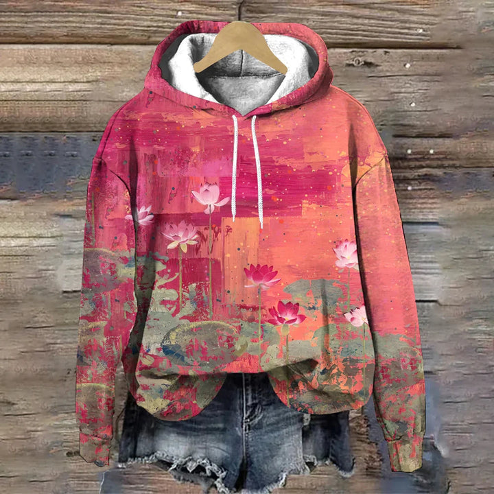 RONJA® | Sweatshirt med blomstertryk
