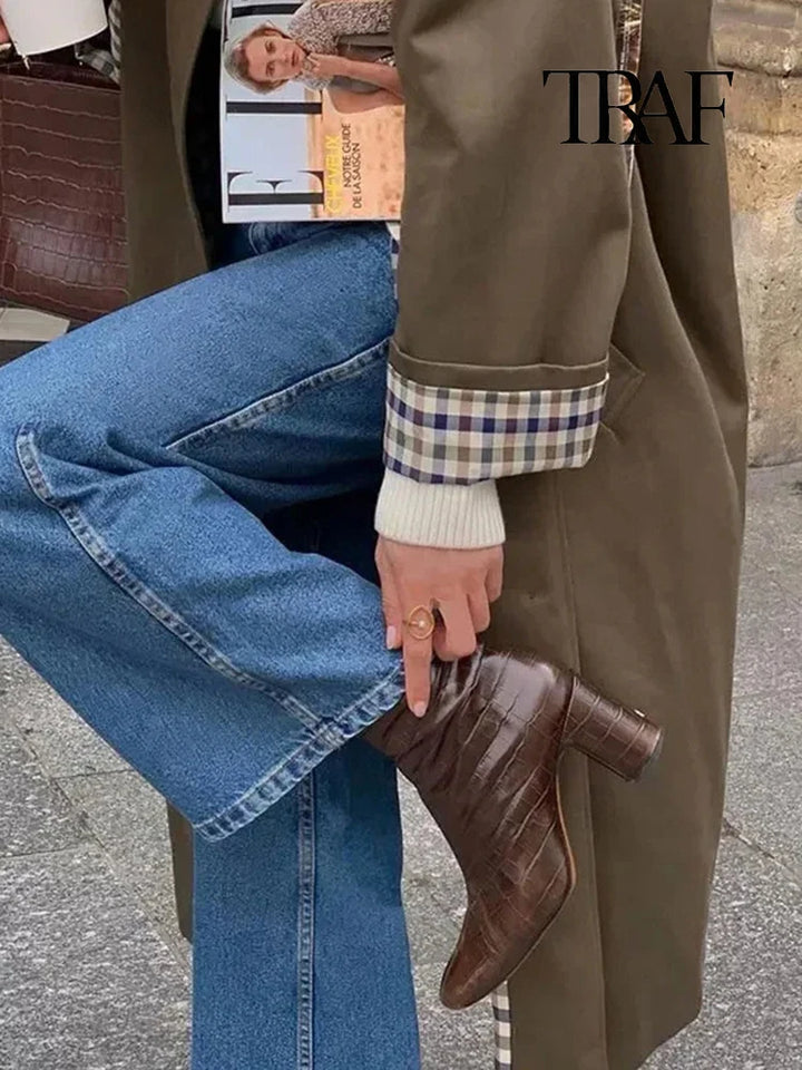 Signe® | Trench Coat i Suede