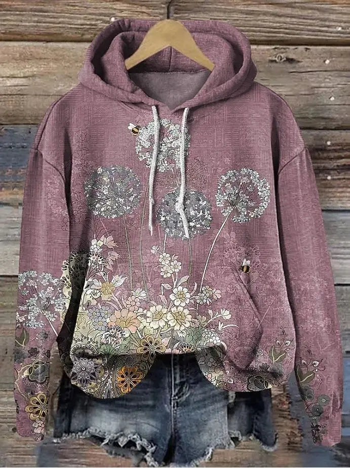SILVA® | Sweatshirt med blomsterprint