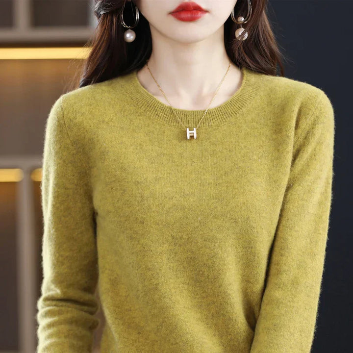 Gitte™ | Stilfuld Blød Lyserød Sweater