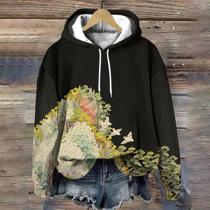 RONJA® | Sweatshirt med blomstertryk