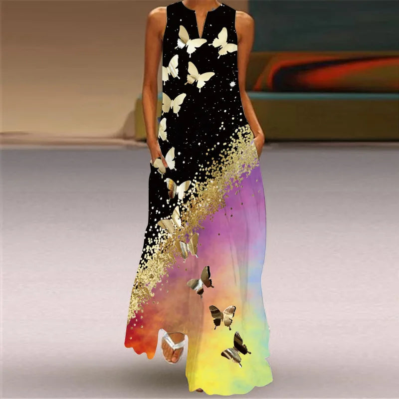 Iska® | Butterfly Bloom A-Line Kjole