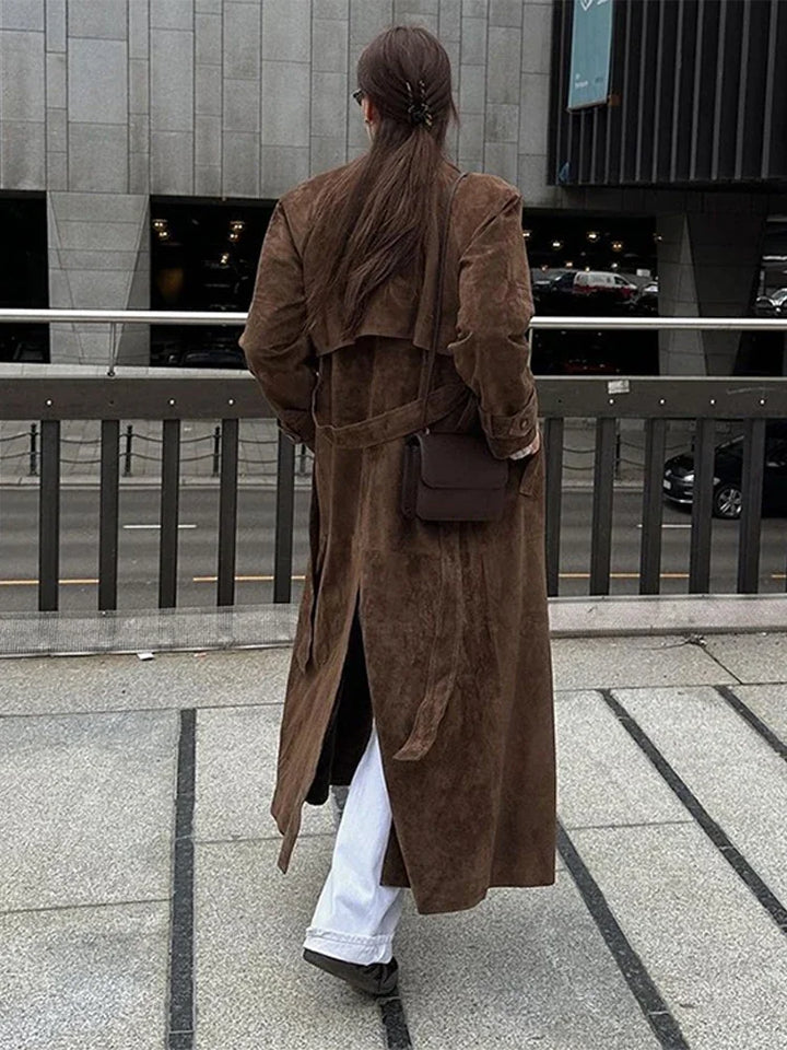 Trine® | Trench Coat i Suede