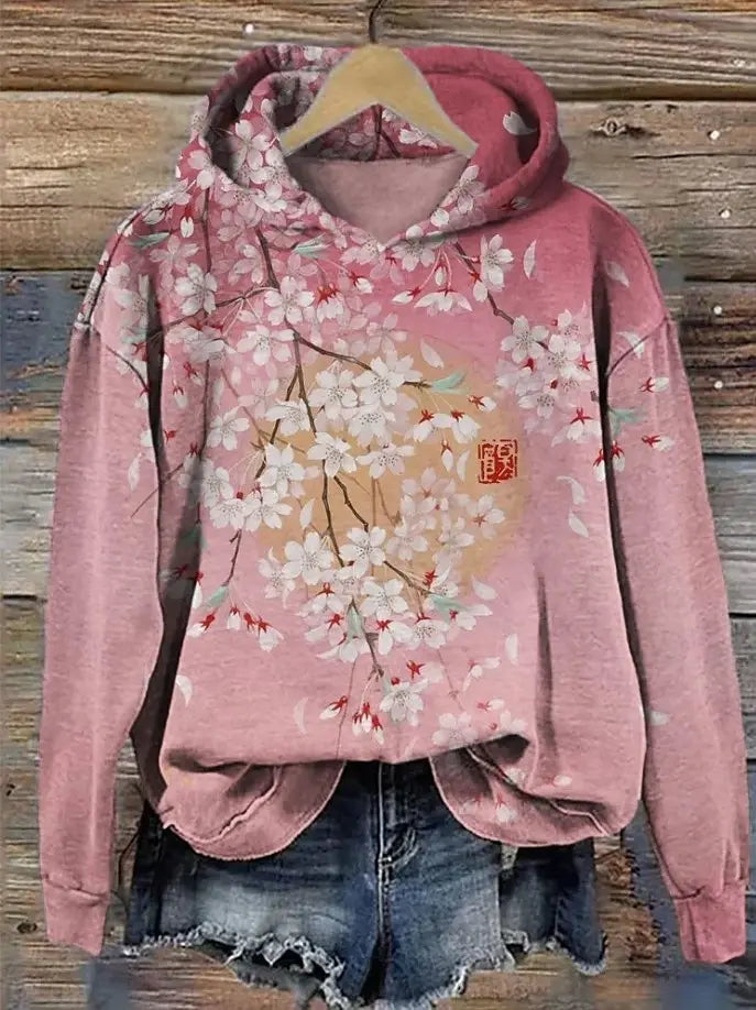 NOELA® | Sweatshirt med blomsterprint