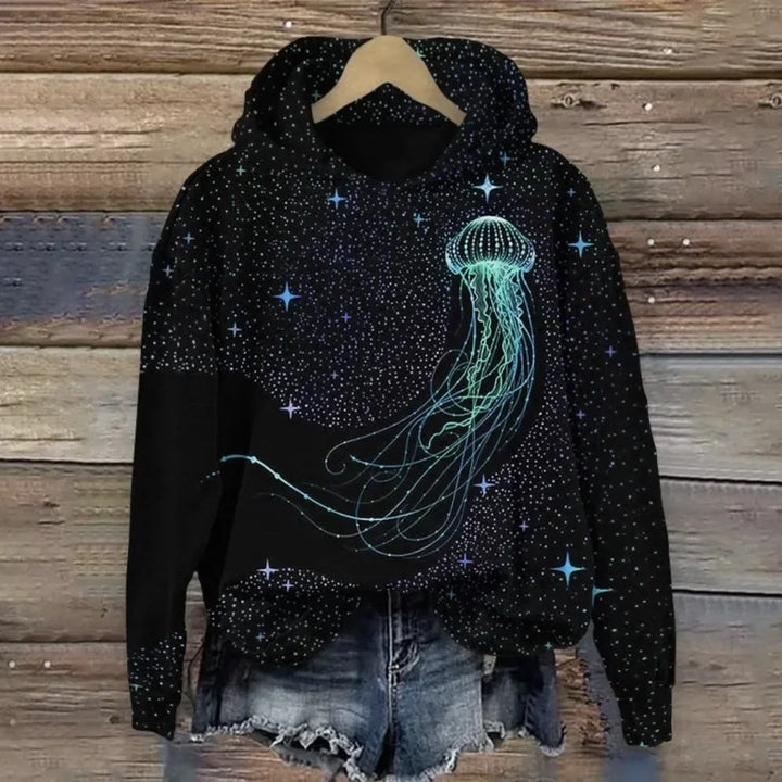 NERIA® | Sweatshirt med blomsterprint