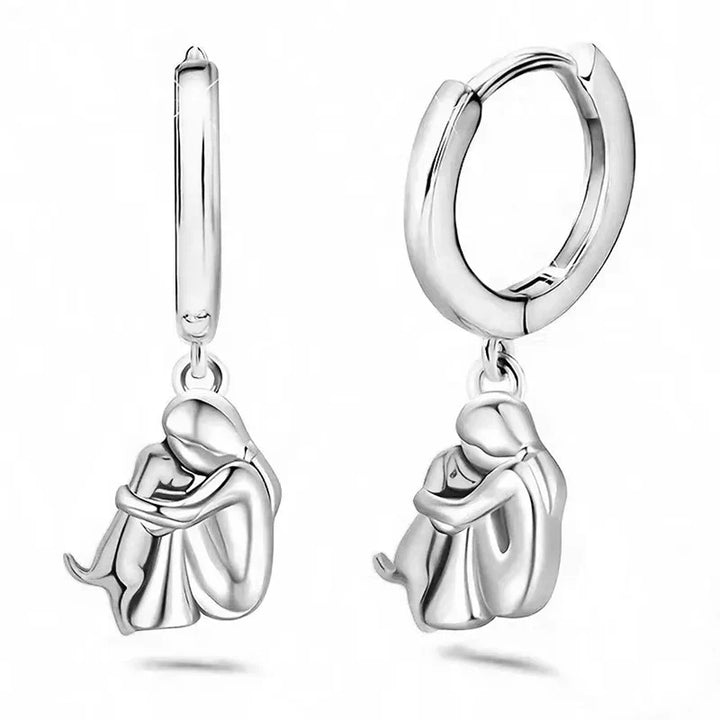 Millie® | Øreringe med hundesymbol (Rund lukning)
