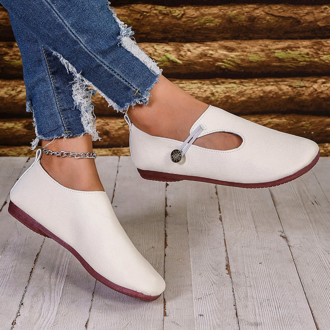 Herdis® | Dame Forårsflats Casual & Trendy Loafers