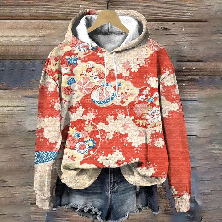 ALIRA® | Sweatshirt med blomsterprint