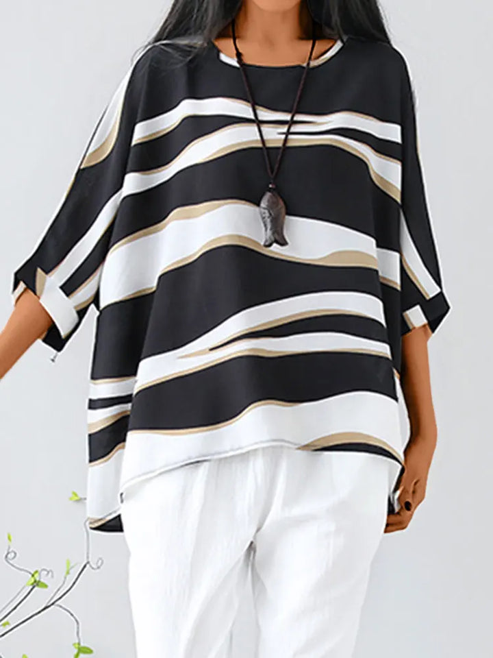 Brynhild® | Stilfuld O-hals Bluse