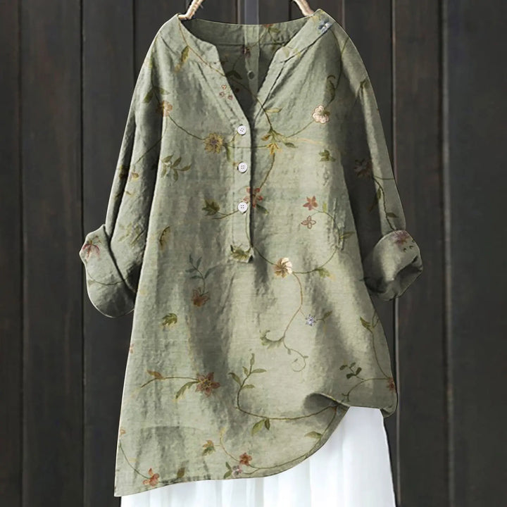 Anemone® | I LANGE BLOMSTERMØNSTRET BLUSE