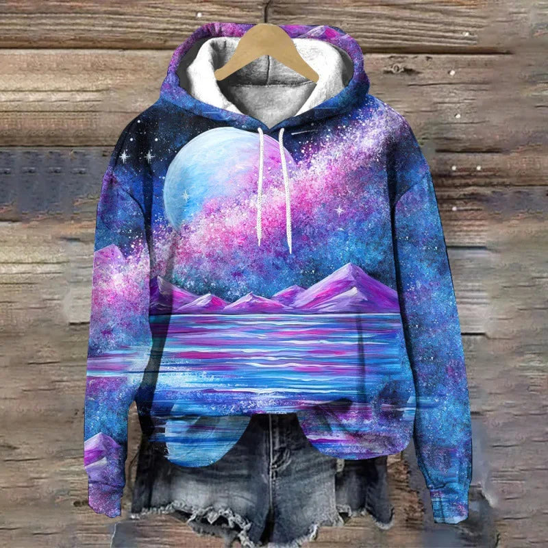 LIVIA® | Sweatshirt med blomsterprint