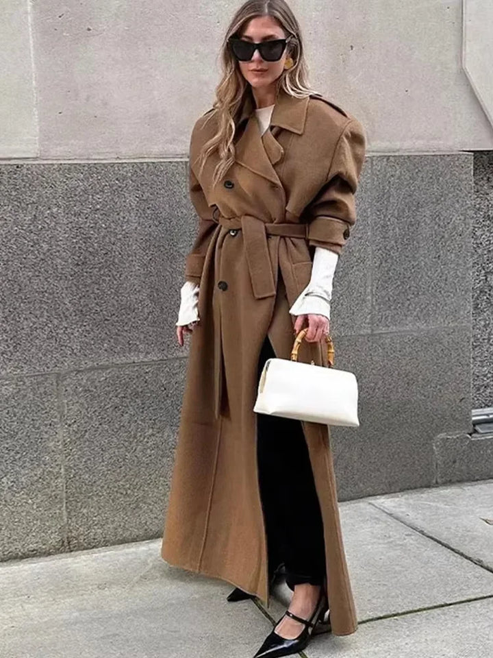 Helene® | Trench Coat i Suede