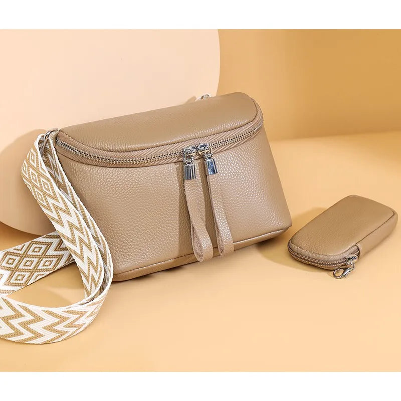 Ottilia® | Finslebet lædercrossbody taske