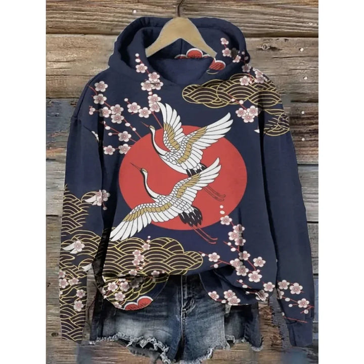 NERIA® | Sweatshirt med blomsterprint
