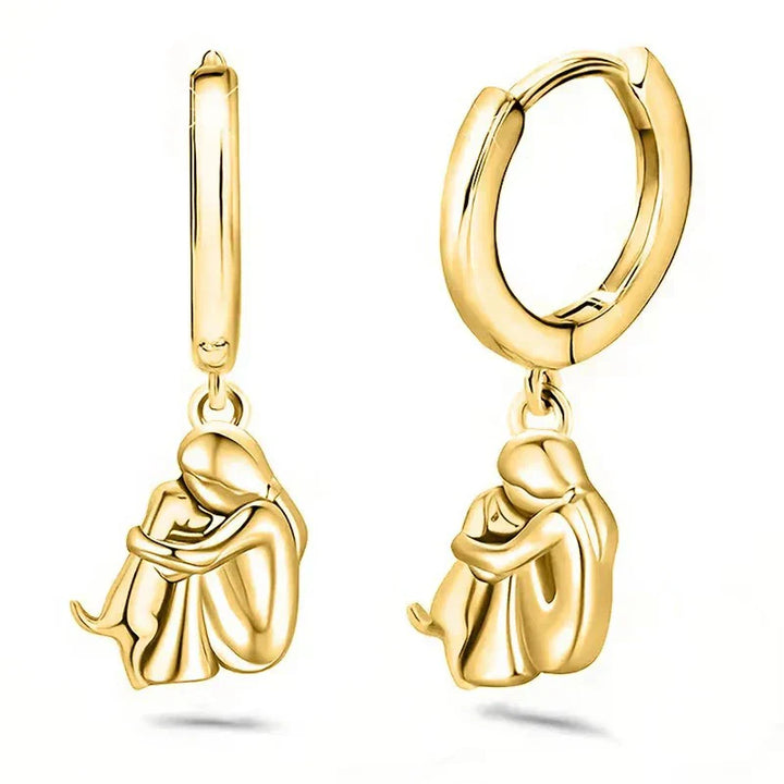 Millie® | Øreringe med hundesymbol (Rund lukning)