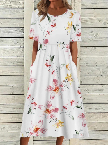 Pernille® | LIORASTYLE FLORAL A-LINE SOMMERKJOLE