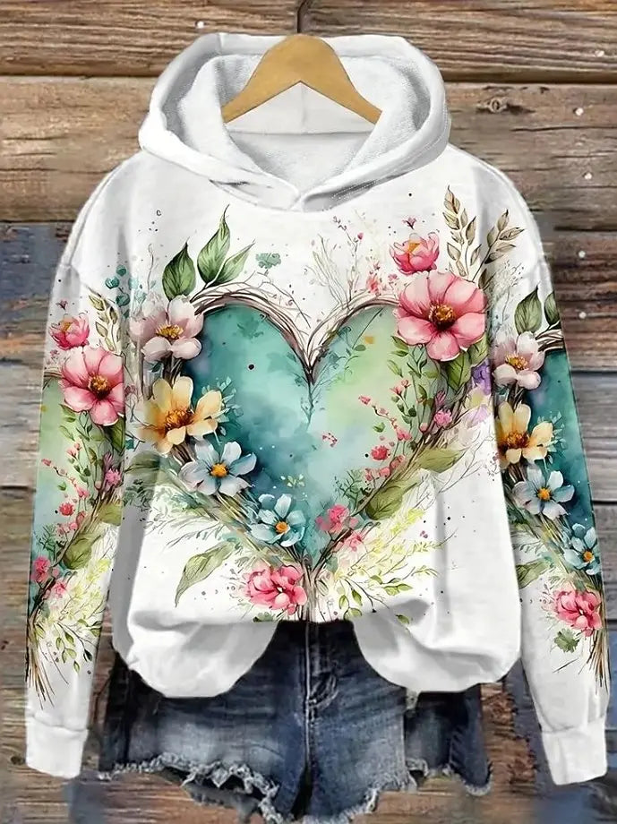 SILVA® | Sweatshirt med blomsterprint
