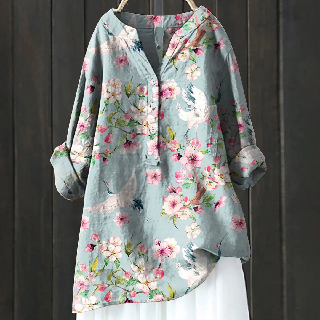Anemone® | I LANGE BLOMSTERMØNSTRET BLUSE