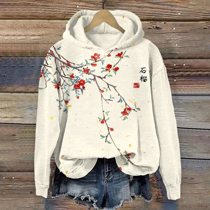 MELIA® | Sweatshirt med floraltryk
