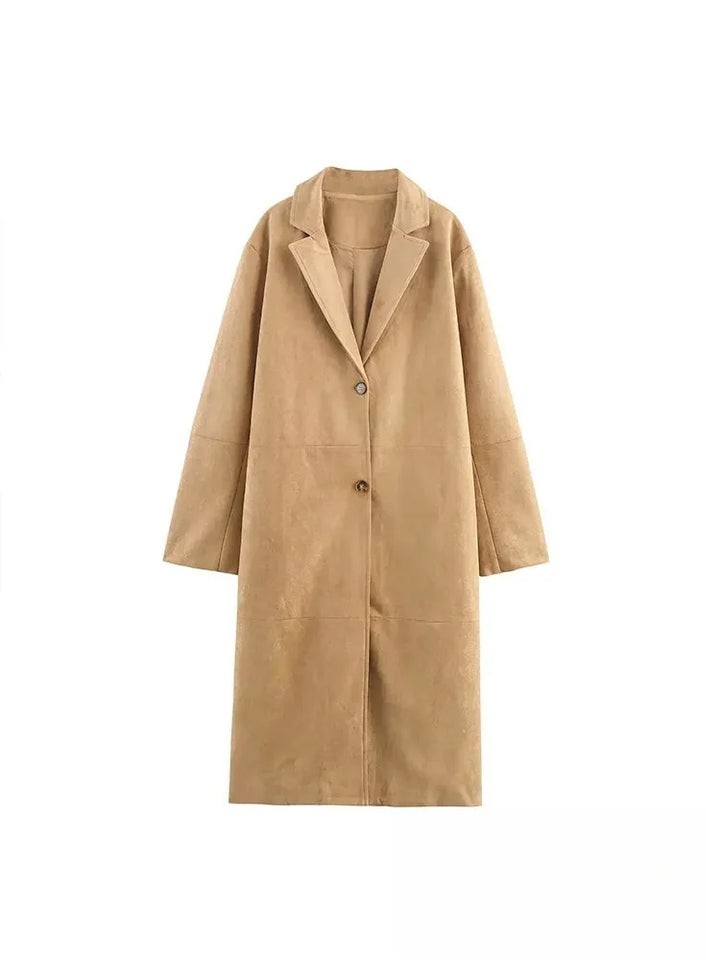 Louise® | Trench Coat i Suede