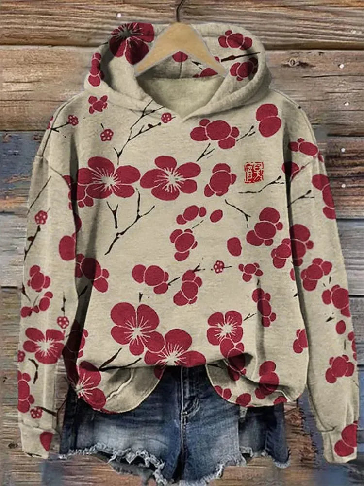 MELIA® | Sweatshirt med floraltryk