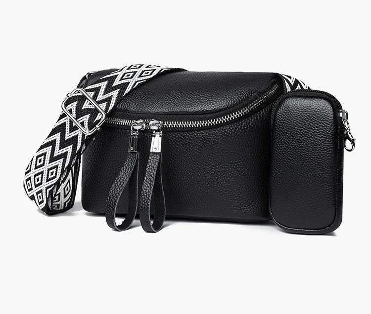 Ottilia® | Finslebet lædercrossbody taske