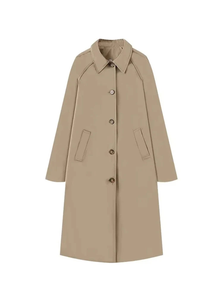 Signe® | Trench Coat i Suede