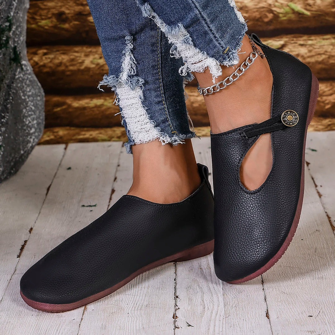 Herdis® | Dame Forårsflats Casual & Trendy Loafers