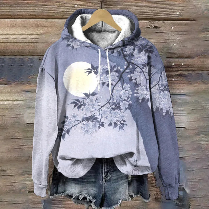 LIVIA® | Sweatshirt med blomsterprint