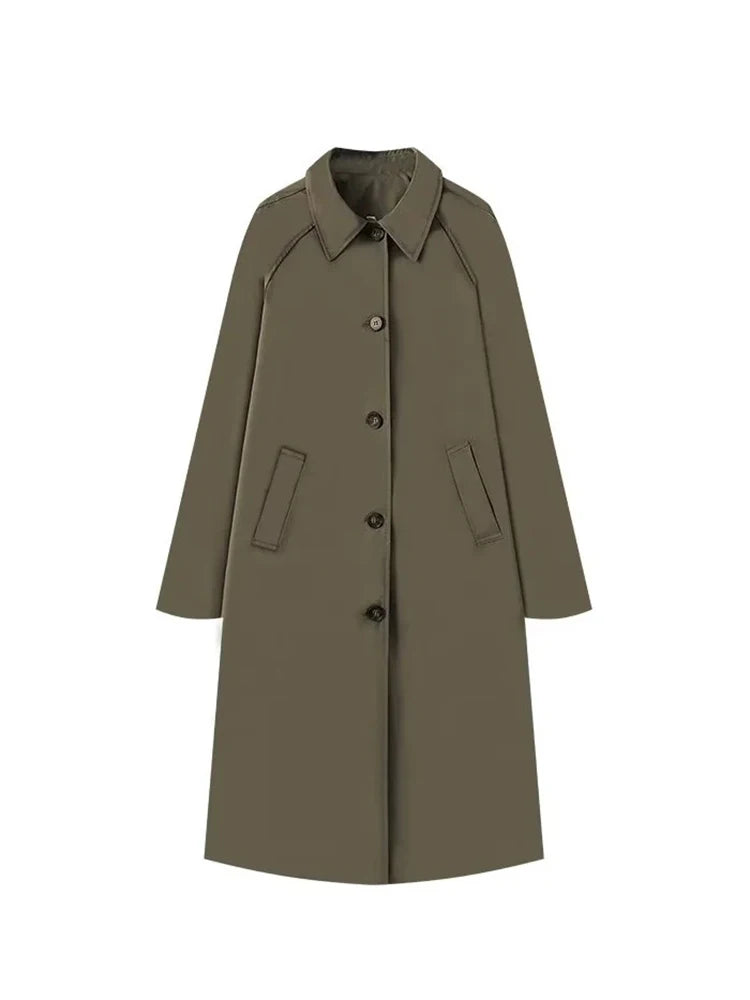 Signe® | Trench Coat i Suede