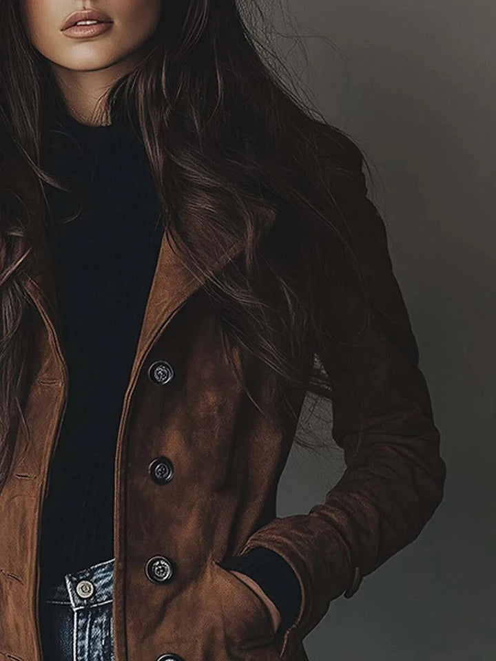 Kirsten® | Trench Coat i Suede