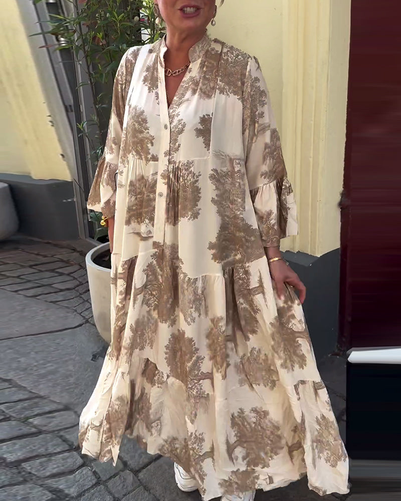 Tiril® | Lang bølgende kjole