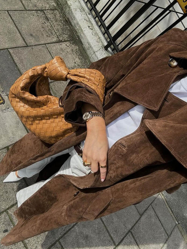 Alma® | Trench Coat i Suede
