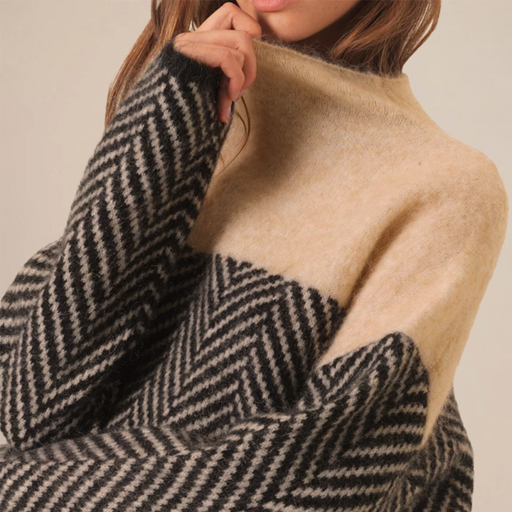 Amara® | Premium Rullekravepullover i fin strik