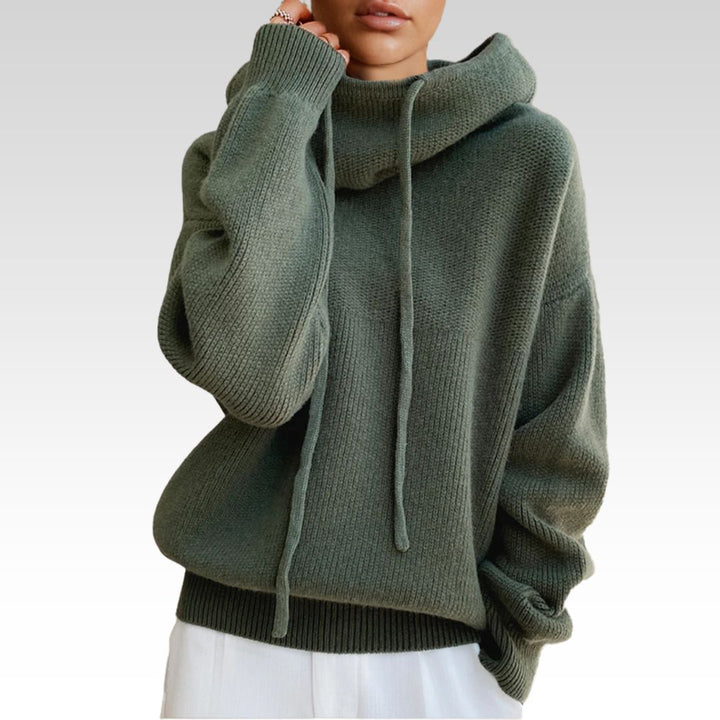 Elvira® | Rullekrave sweater i merinould