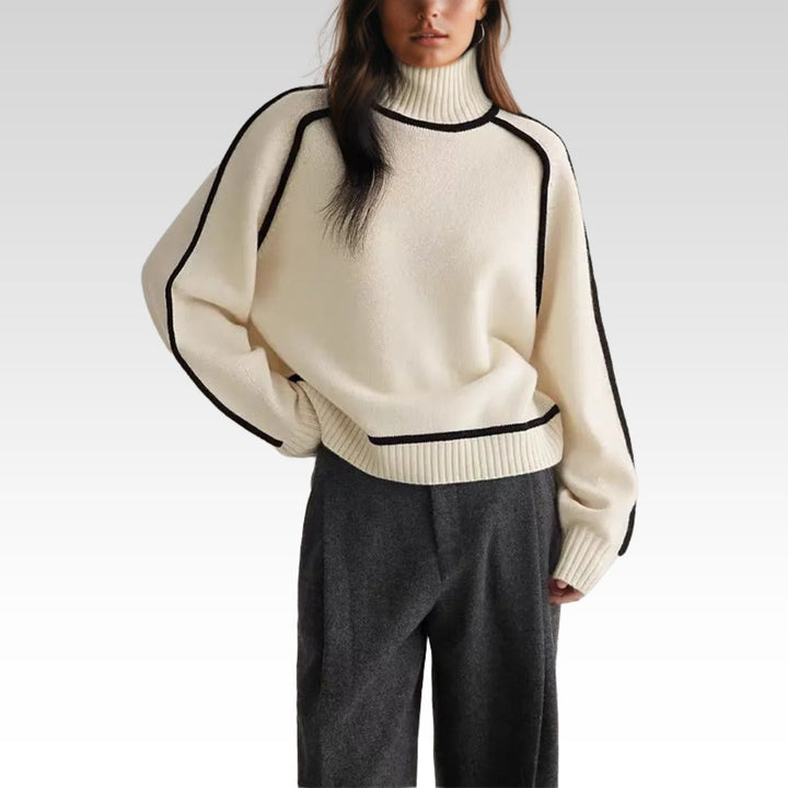 Selina® | Damernes Rullekravepullover