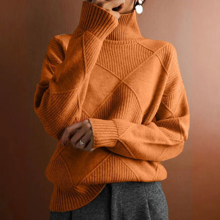 Friederike® | Grovstrik Rullekravepullover
