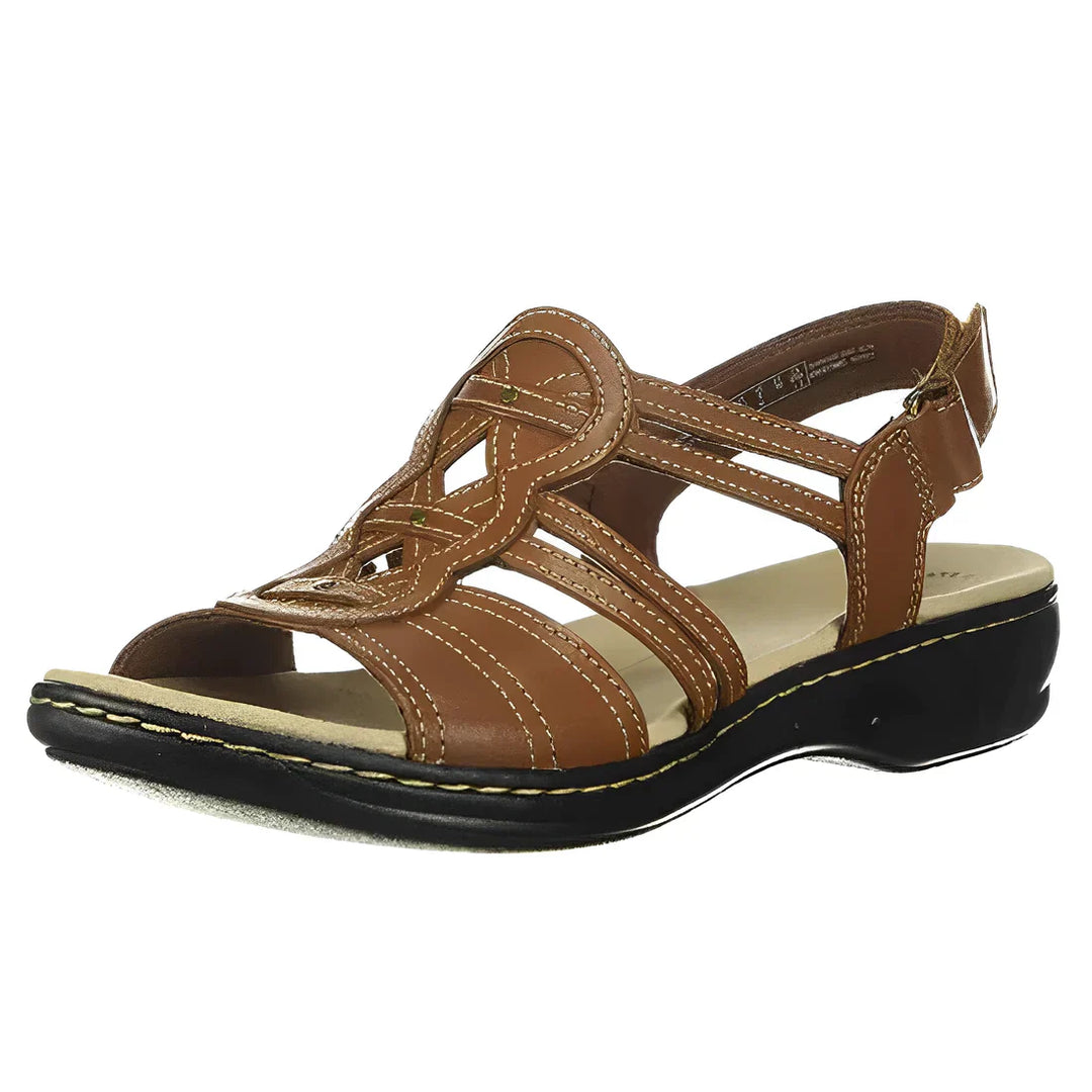 Rosa® | Premium Læder Ortopædiske Sandaler med Fodsvangstøtte
