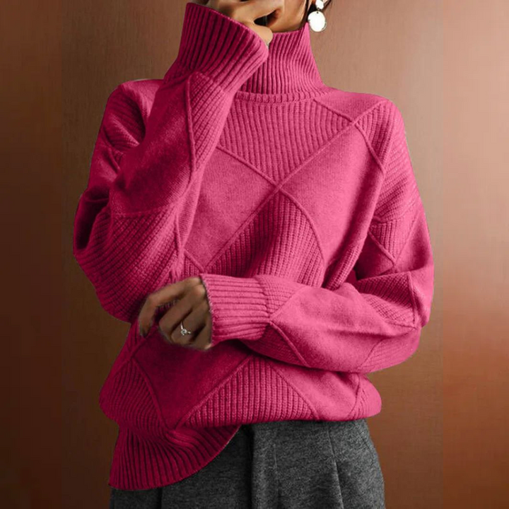 Friederike® | Grovstrik Rullekravepullover