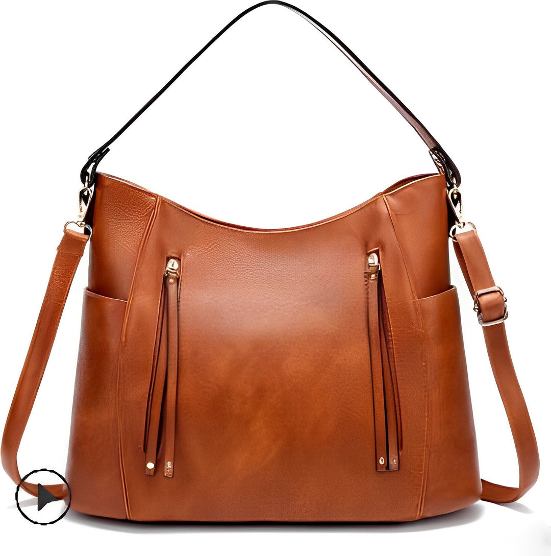 LENE® | Elegant vintage lædertaske