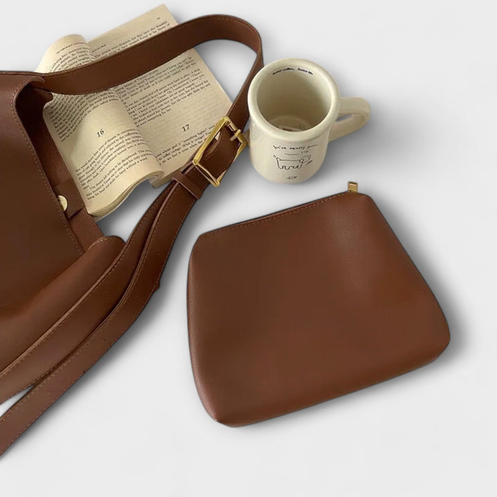 Ronja® | Elegant Skuldertaske i Læder