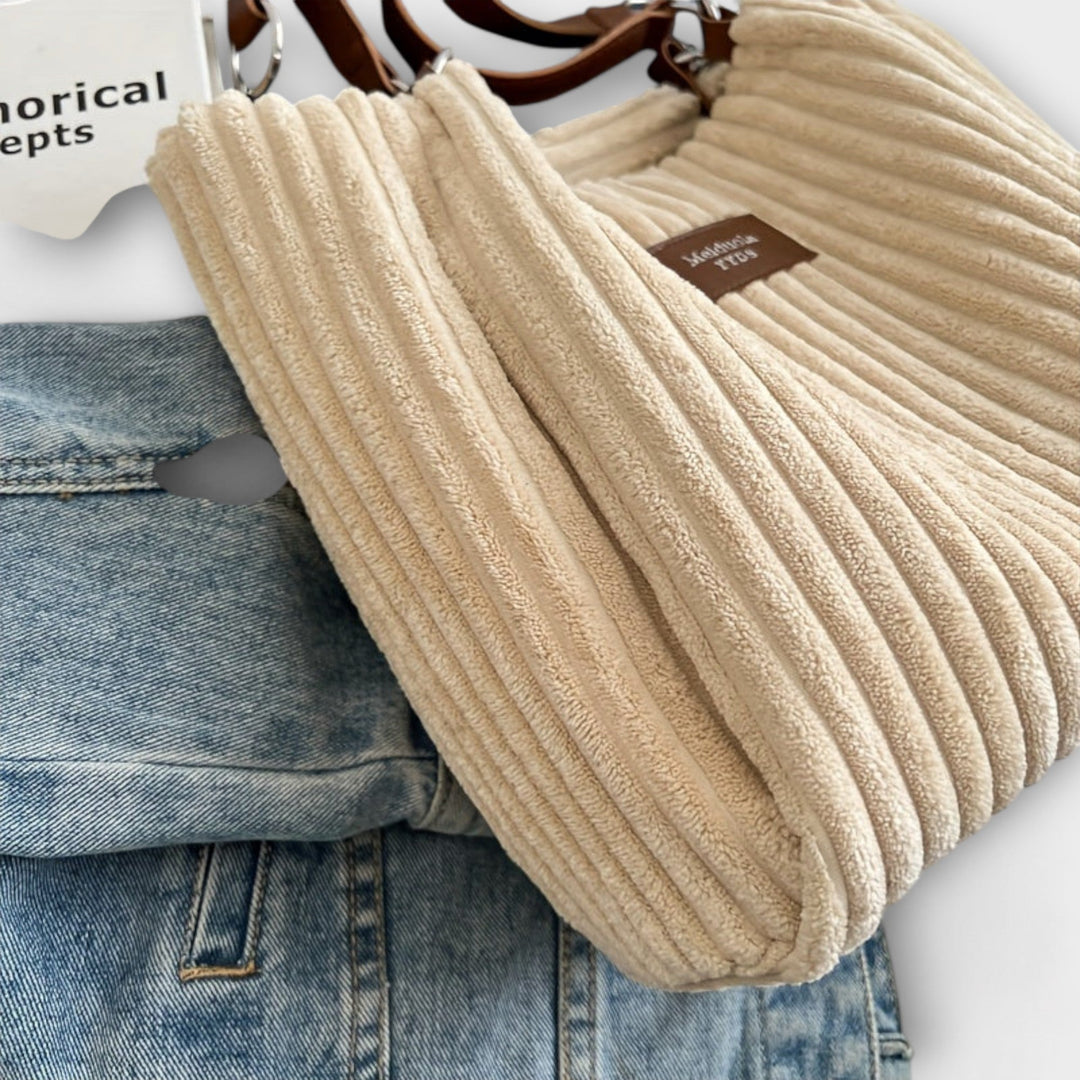 Tilda® | Blød Cord Skuldertaske