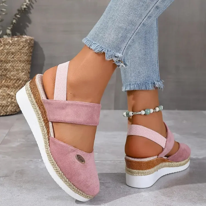 Maiken® | Ortopædiske sandaler med plateau, ventilerende og afslappende