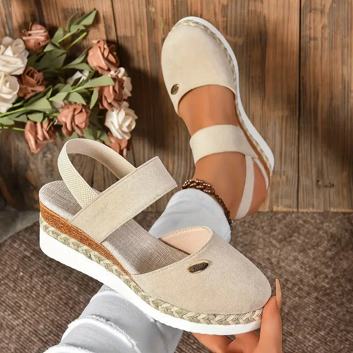 Maiken® | Ortopædiske sandaler med plateau, ventilerende og afslappende