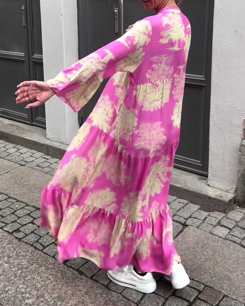 Tiril® | Lang bølgende kjole