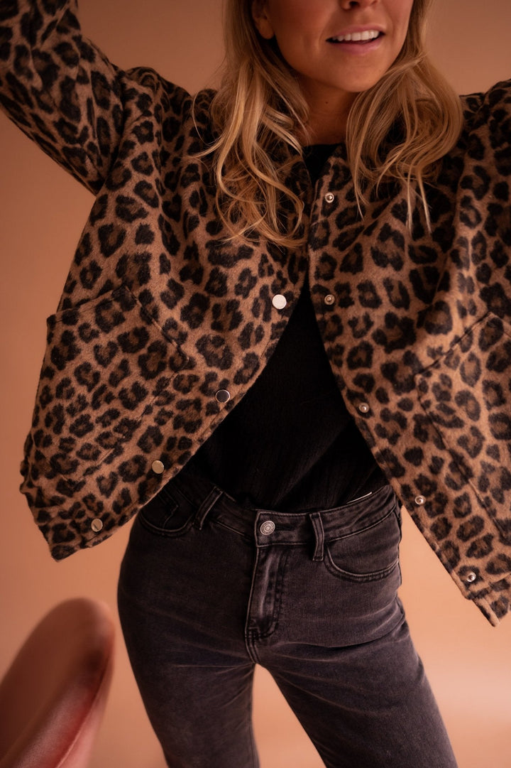 Constanze® | Trendy Leopardjakke