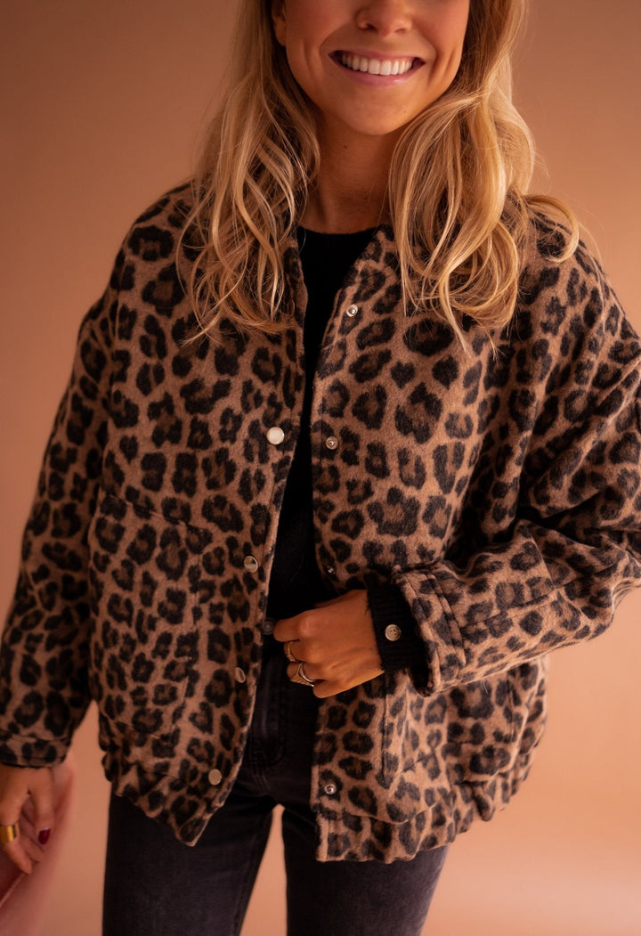 Constanze® | Trendy Leopardjakke