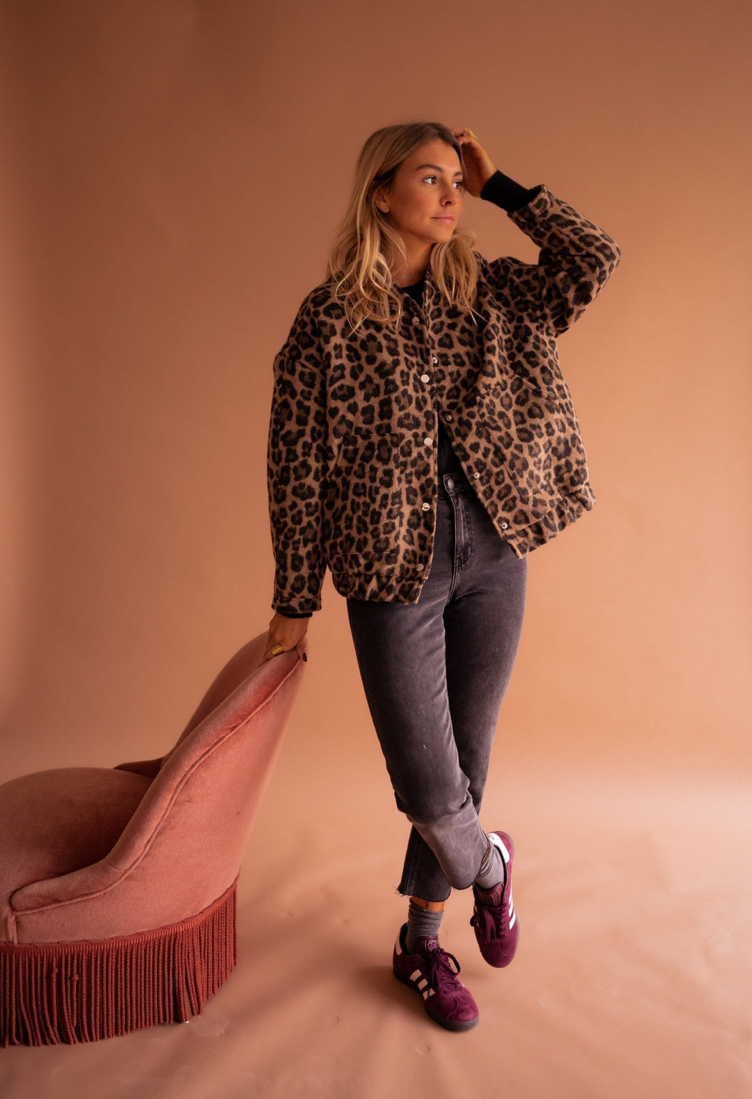 Constanze® | Trendy Leopardjakke