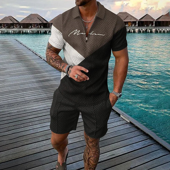 Søren® | Vanguard Piké T-shirt & Shorts Sæt