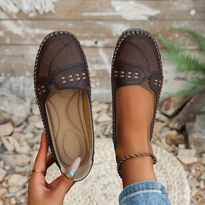 Nanna® | Åndbare Vintage-Ballerinas